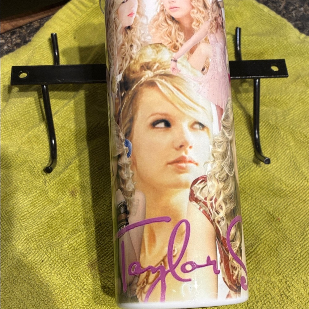 Taylor Swift Themed Decorative Tumbler - Multicolor